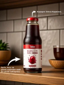 kizilcik ozu nasil saklanir