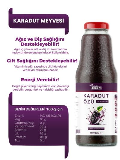 Karadut özü